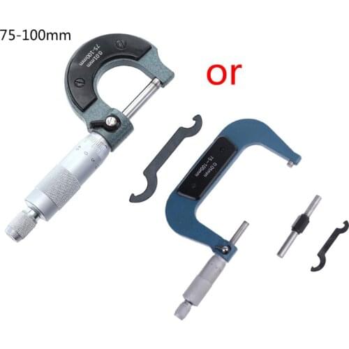Micrometer 25-50/50-75/75-100mm Metric Carbide Gauge Standards Caliper