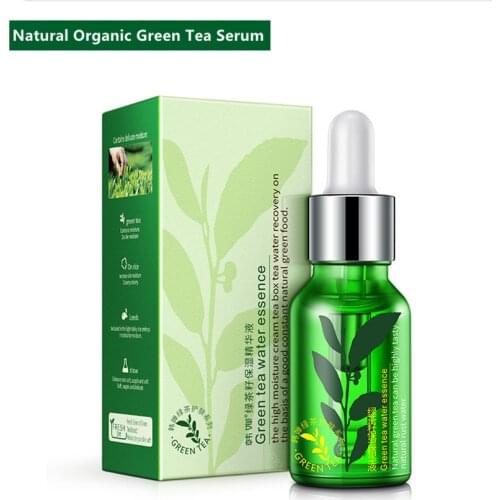 Natural Organic Green Tea Seed Hydrating Serum Facial Care Whitening Nourish Anti Wrinkle Anti Aging for Face Fine Lines