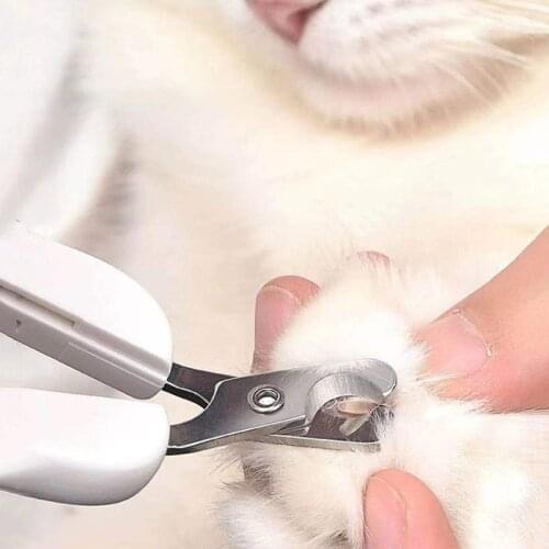 Stainless Steel Trimming Elbow Dog Nail Clippers Cat Clip Cutter Puppy Scissor Plier Tools Professional Pet Supplies 1 Pcs