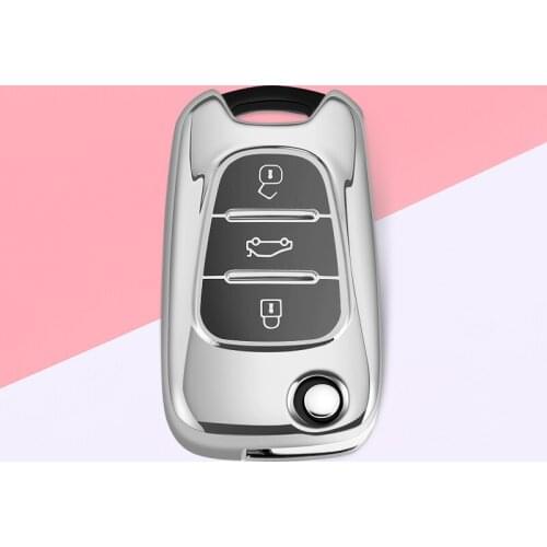 2020 New Soft TPU Car Key Case Cover Shell For Hyundai Solaris i20 i30 ix35 i40 Kia Rio 3 Picanto Ceed Cerato Sportage K2 K3 K5