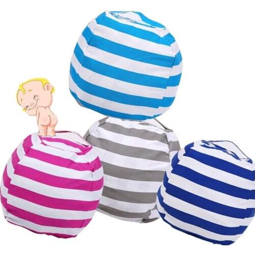 2019 New Creative Toy Storage Bag Stuffed Animal toys organization bag Chair Portable Kids Clothes Storage Bags