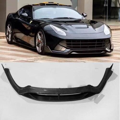 Fit For 2012 2013 2014 2015 Ferrari F12 Berlinetta DM REAL Carbon Fiber Front Splitter Front Lip