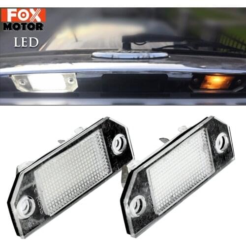 Fit For Ford Focus C-MAX MK2 03 - 08 LED Number License Plate Lights Pure White 6000K