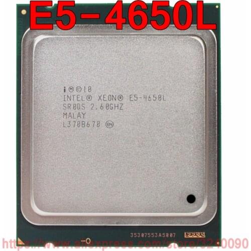Intel Xeon CPU E5-4650L SR0QS 2.6GHz 8-Core 20M LGA2011 E5 4650L processor free shipping speedy ship out