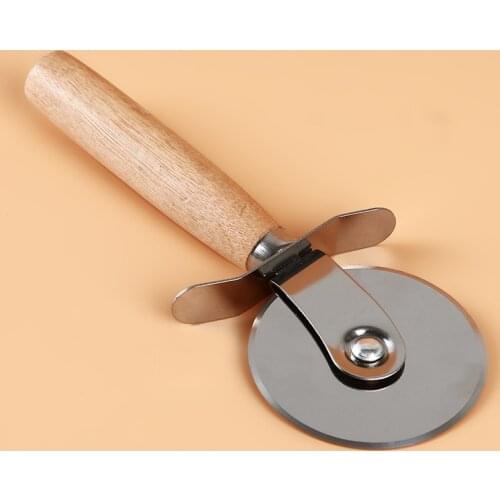 Durable Pizza Cutter Round Wheel Roller Stainless Steel Pizza Knife For Pizza Tools Kitchen Tools Pizza Wheels