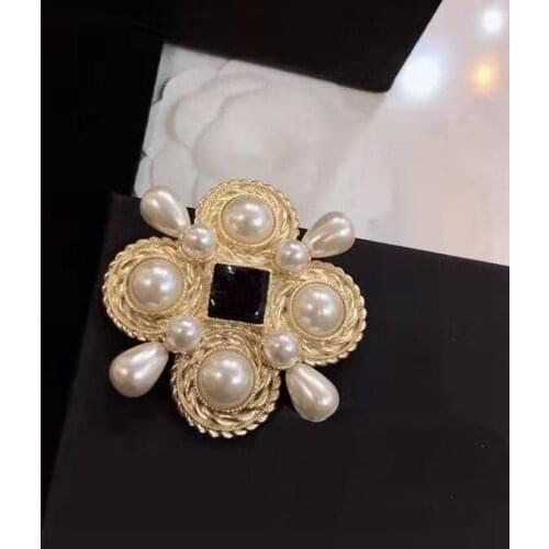 Brand Fashion Jewelry Vintage Egyptian Pharaoh Style Round Brooch Party Sweater Brooche Navy Design Pearls Fashon Brooches