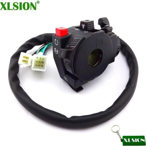 XLSION 12 Wire 5 Function Handle Control Switch Assembly With Choke Lever For 110cc 125cc 150cc 200cc 250cc Chinese Quad ATV