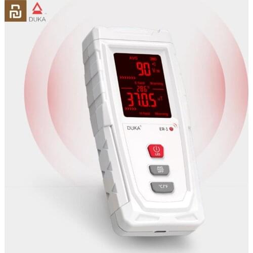 Youpin Duka electromagnetic radiation detector ER-1 Detect electric field and magnetic field radiation sound and light alarm