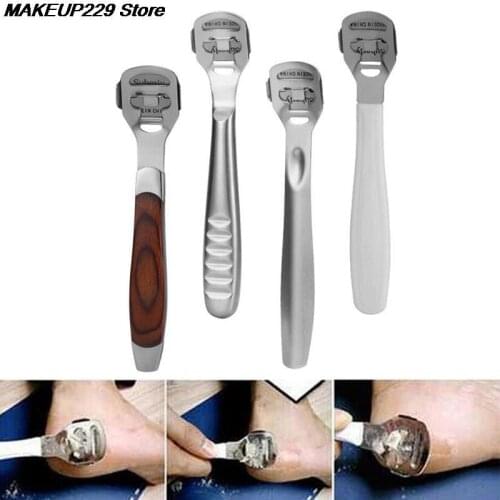 1 Set Stainless Steel Foot Skin Shaver Corn Cuticle Cutter Remover Rasp Pedicure File Foot Callus 10 Blades Foot Care Tools NEW