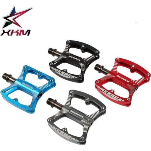 1 pair of mountain bike pedals 4 color ultra light road bike pedal professional cycling movement cross country pedal 14