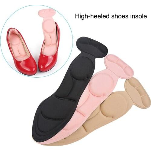 1 Pair Insoles Breathable Anti-slip Insole for feet Pad Inserts Heel Post Back for Women High Heel Shoe