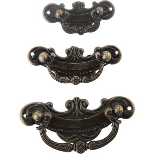 1 x Antique Furniture Handle Cabinet Knobs and Handles Drawer Kitchen Door Pull Cupboard Handle Furniture Fittings