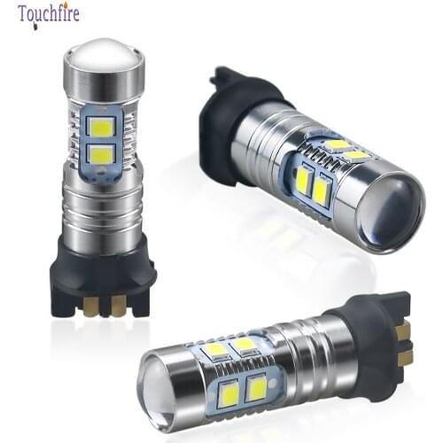 100PCS PW24W LED Bulbs Canbus No Error Turn Signal Light Daytime Running Light DRL Amber White Ice Blue Wholesale Dropshipping