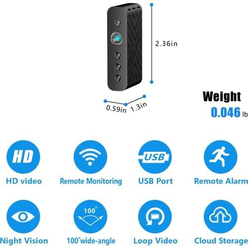 2021 Mini HD Wifi Usb Camera Kleinste Micro Body Cam Met Nachtzicht Loop Recording Video Voice Ondersteuning Verborgen TF Card