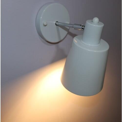 7W LED Wall Sconces Sleep Light Fixture Rotatable Lamp E26/E27 Bulb Switch Plug Hotel