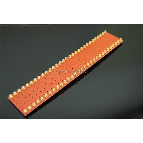 DIY Projects Audio Tag Strip Tag Board Turret Board Gold-plated Copper 300x60x2MM Turrets Board 60 Turrets 1PC Free Shipping