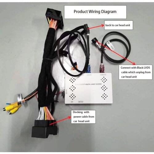 Car Video Interface for Volkswagen Touareg Infotainment 15.3 inch Standard Display System 2019 2021 Front View Rear Camera