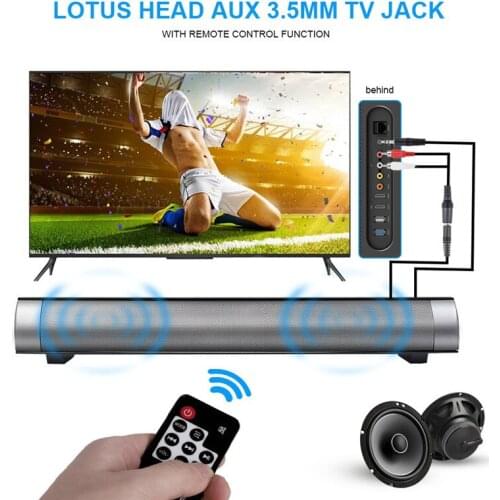 Wireless Remote Bluetooth Speaker Soundbar Magnetic Stereo Sound Subwoofer Speaker HIFI Boombox Speakers Computer Tablet ETC