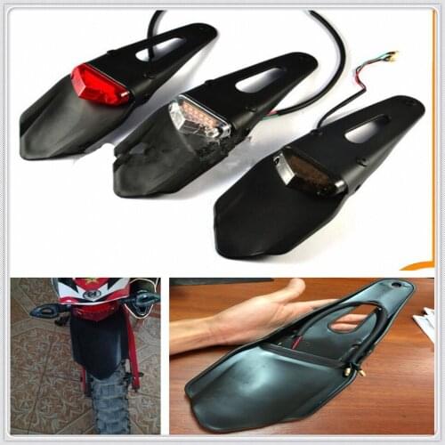 New Motorcycle dirtbike Fender Mudguard Brake Stop Rear Tail Light Taillight lamp for YAMAHA TTR600 XT250X TRICKER DT230LANZA