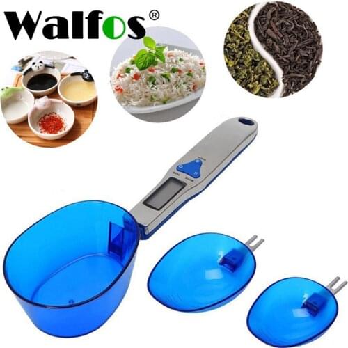 WALFOS Mini Digital Kitchen Scale Electronic Measuring Spoon Scale LCD Display Spoon Scale 500g 0.1g Baking Kitchen Bar Supplies