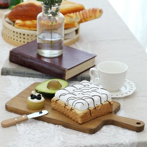 Simulation bread model Bakery window display props Dessert Taiwan European package Sample room table decoration
