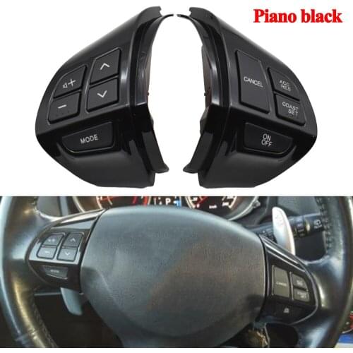 Piano black Steering PAD Audio Control Switch For Mitsubishi ASX 2007-2012 Outlander Cruise Control Switch Button