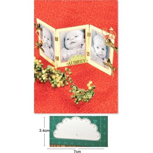Christmas Cloud Border Metal Cutting Dies Stencils dies for DIY Scrapbooking dies Decoration Paper Craft dies Embossing Die Cuts