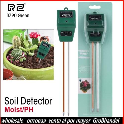 RZ 15 units Mini Soil Moisture Humidity Detector Digital PH Meter Soil Moisture Monitor Hygrometer Garden Plant Lignt Sunlight