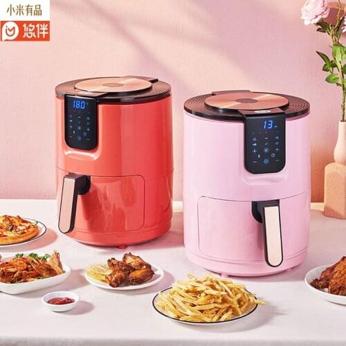 Youpin Youban 3.5L Multifunction Air Fryer Chicken Oil Free Pot Health Fryer Pizza Cooker Smart Touch LCD Electric Air fryer