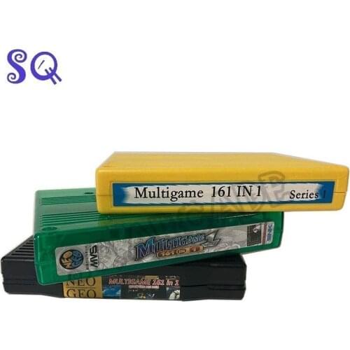 Free shipping NEW NEOGEO MVS Ver.1/2/ 3 161 in 1 Version Game Cartridge for SNK Arcade Machine or AES Console