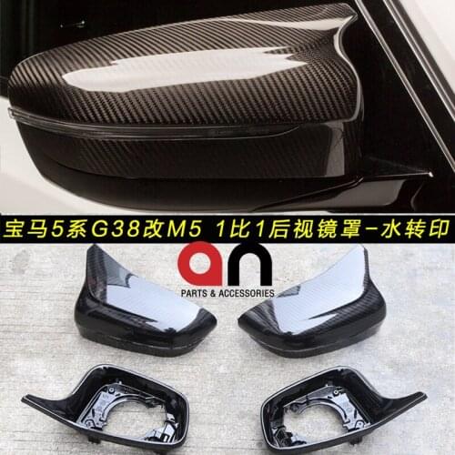 Suit For New Bmw 5 Series G30 G38 M5 Ox Horn Primer Carbon Fiber Rear View Mirror