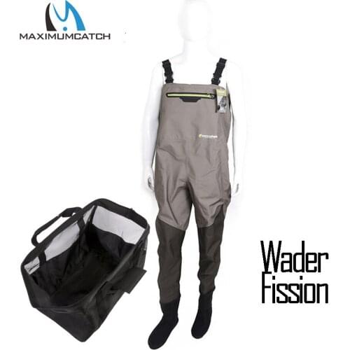 Maximumcatch Fly Fishing Wader Waterproof Outdoor Stocking Foot Light Weight Breathable Wading Pants