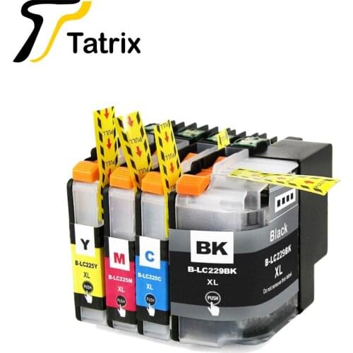 Tatrix Compatible Ink Cartridge For Brother LC229 LC225 For Brother MFC-J5620DW/MFC-J5625DW/MFC-J5320DW/MFC-J5720DW