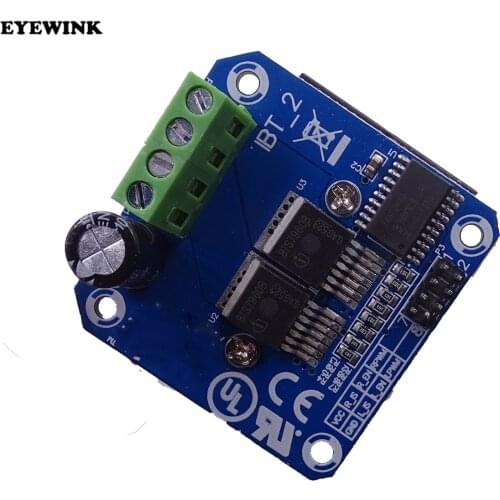 10PCS BTS7960 43A H-bridge High-power Motor Driver module/ diy smart car Current diagnostic