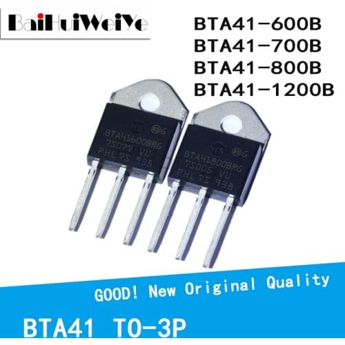 5PCS/LOT TO-3P BTA41-600B BTA41-700B BTA41-800B BTA41-1200B TO-247 Triode Transistor Wholesale New and original IC Chipset