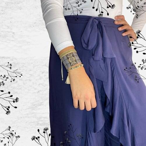 BLUESTAR MIYUKI Bead Bracelets Geometric Pattern Bracelets Handmade Woven Crystal Armband Jewelry