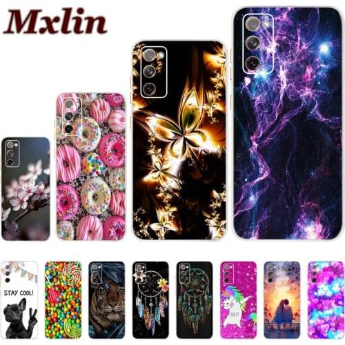 For Samsung Galaxy S20 FE Fan Edition Case Silicone Soft Butterfly Bumper Phone Back Cover For Samsung S20 FE S20FE Cases Fundas