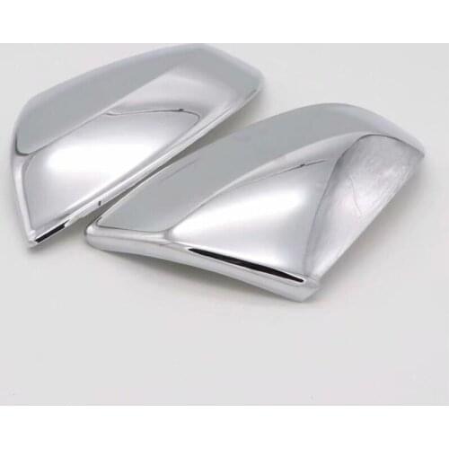 For Audi Q5L 2018 2PCS ABS Chrome Car Side Door Rearview Mirror Protect Frame Cover Trim Moldings Car Styling Auto Accessories