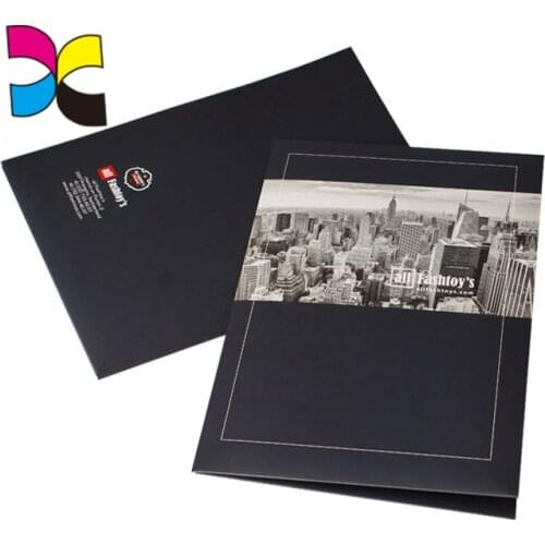 CMYK environmental inks printing pocket presentation folders