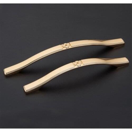 Rose Golden Kitchen Hardware Cabinet Drawer Knob And Ambry Cupboard Closet Door Handle (C:C:160MM L:191MM)