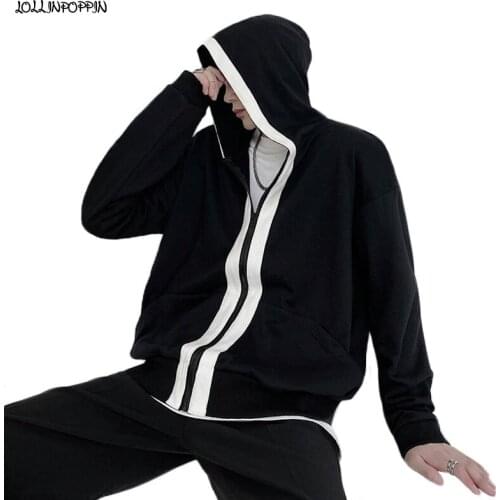 LOLLINPOPPIN Men's Zip Hoodies