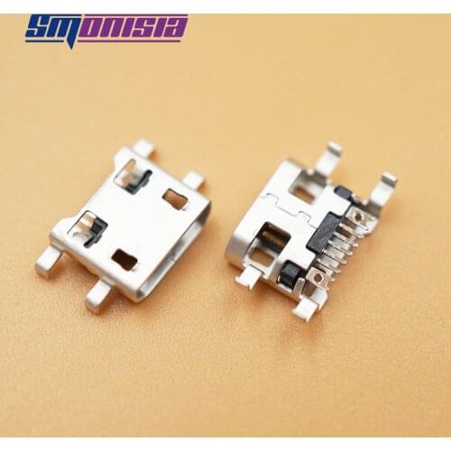 Smonisia Micro 7 pin 7p usb jack connector 0.72MM for repair mobile,tablet socket charging port replacement parts