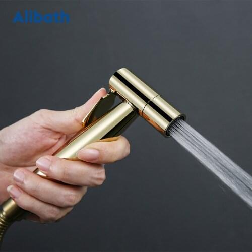 Toilet Shattaf Cleaning Bidet Sprayer set HandHeld Easy Install ABS Pet Shower Diaper Home Wash Bathroom Seat Nozzle Attachment