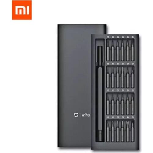Original Xiaomi Mijia Daily Use Screwdriver Kit 24 Precision Magnetic Bits Alluminum Box DIY Screw Driver Set For Smart Home New