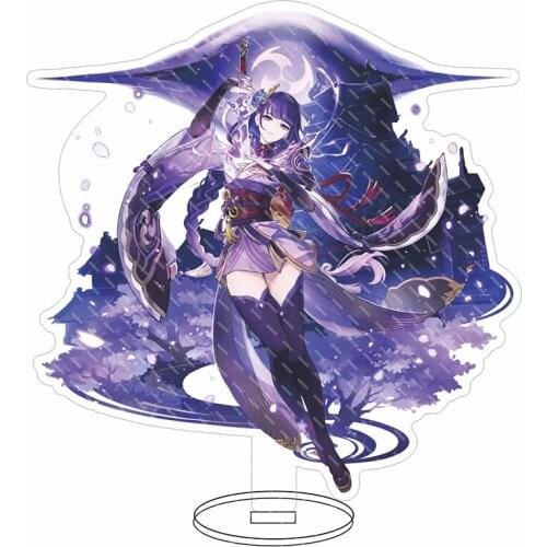 Newest Anime Genshin Impact Cosplay Standing Plate Yoimiya Kazuha SAYU Kamisato Ayaka Acrylic Figure Model Desk Decor Gifts