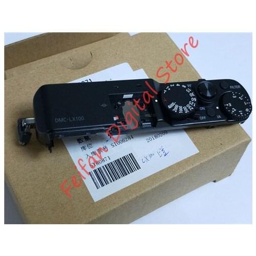 Original camera parts Repair Parts For Panasonic Lumix DMC-LX100 Top Case Cover Button Dial Unit Black