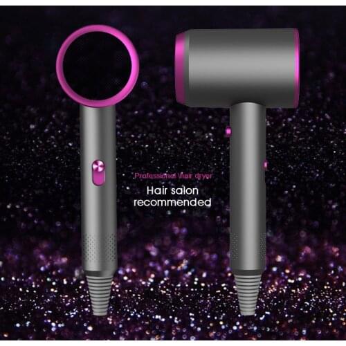 Professional Hair Dryer For Home Blue-Ray Negative Ion Air Collecting Hair Blow Dryer Use Electric Mute Hot/Cold Air Hair Dryer