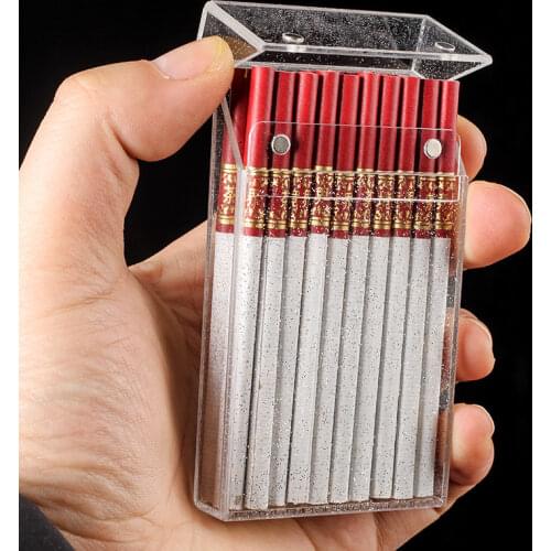 1pc Ins PC Clear Cigarette Case (20 Capacity) Shining Cigarettes Box Portable Cigarette Holder Container for Smoker Slim