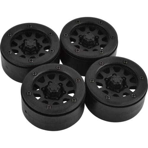 RC 1.9" Plastic Beadlock Wheel Rims for Axial SCX10 90047 TAMIYA D90 Traxxas TRX4 1/10 RC Crawler Truck