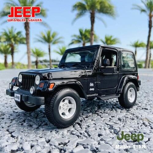 Maisto 1:18 Jeep-Wrangler Alloy Retro Car Model Classic Car Model Car Decoration Collection gift